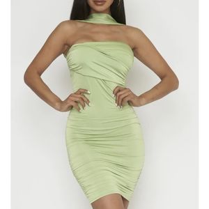 🐆🐆🐆🐆Bundle!! GREEN RUCHED DRESS